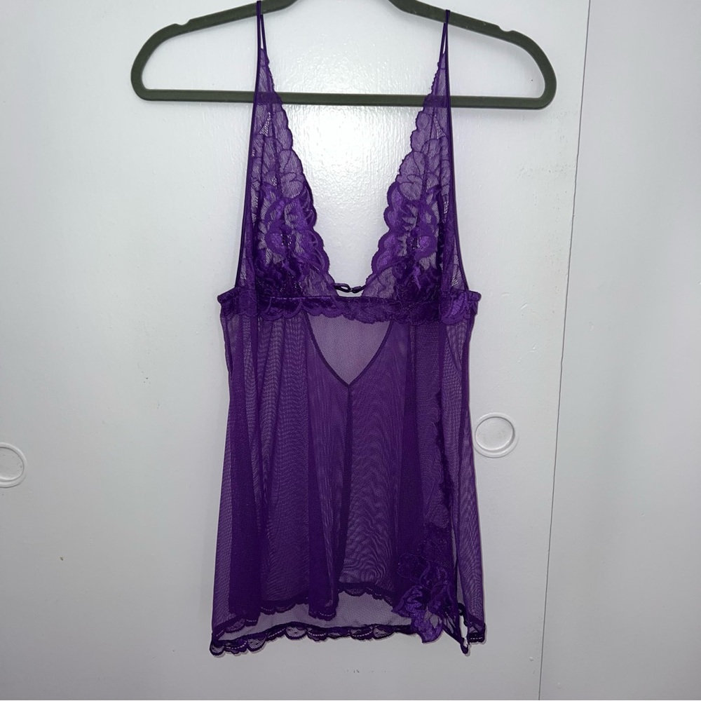 Victoria’s Secret Lingerie Babydoll Purple